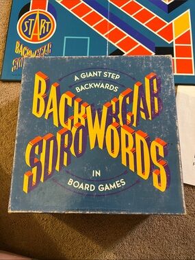 Tart Backward Words Party Game - Blue/Yellow/Purple